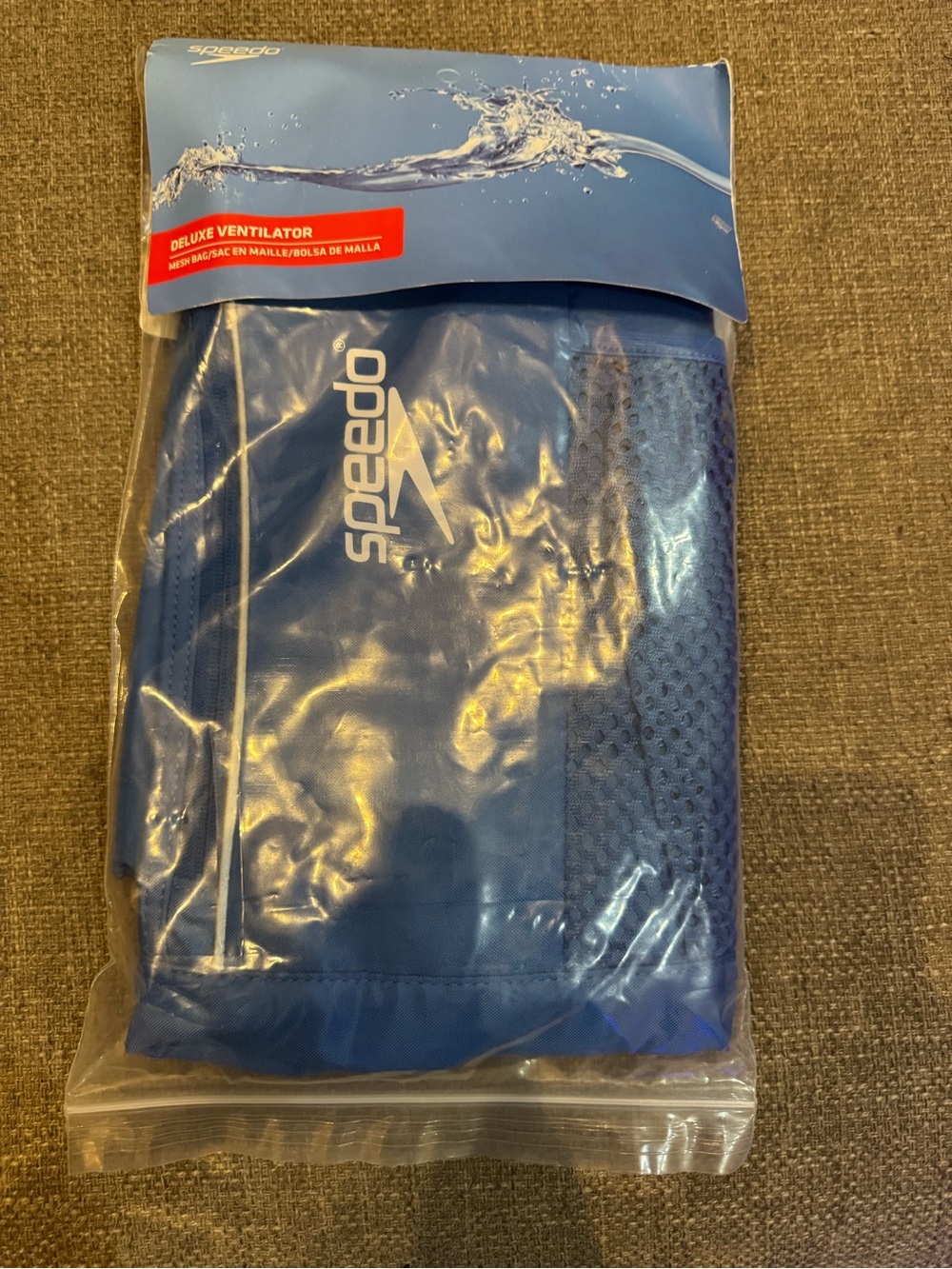 Speedo Blue Mesh Ventilator Swim Bag